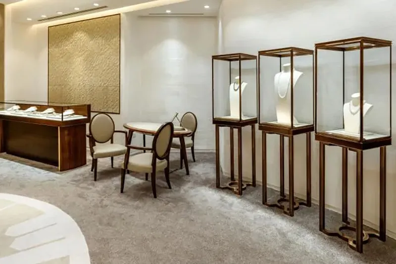 Jewelry Pedestal Display Cases